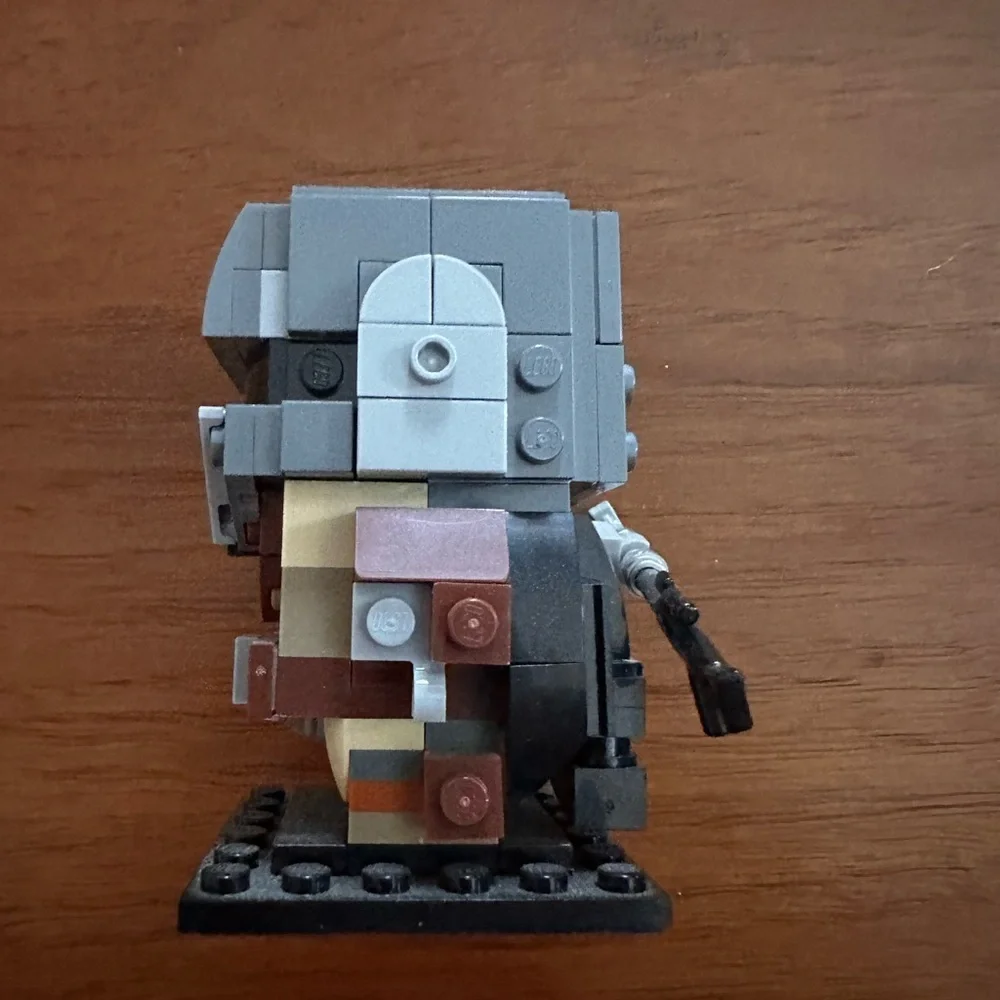 Lego 75317 Star Wars Brickheadz The Mandalorian & The Child Grogu completed used